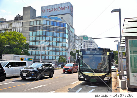 《愛知県》名古屋都市風景　栄を走る新交通システムSRT 142075266