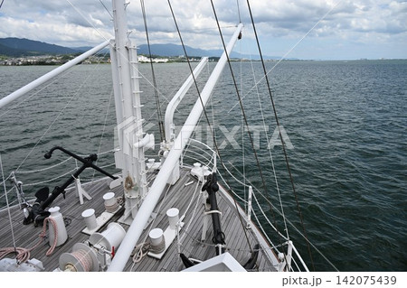 琵琶湖 クルーズ風景 琵琶湖 クルーズ風景 142075439