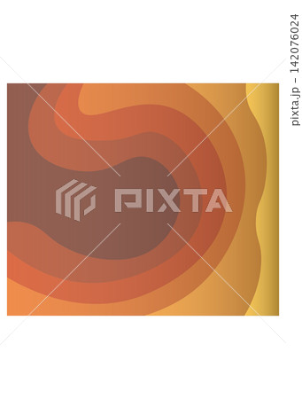Abstract Warm Wave Paper Cut Background Abstract Warm Wave Paper Cut Background 142076024