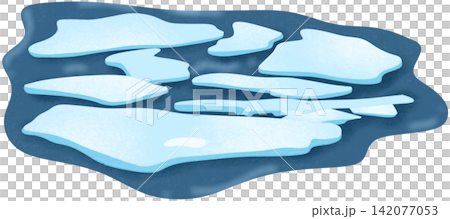floating ice in ocean floating ice in ocean 142077053