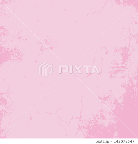 Retro distressed plaster wall texture with pink background 142078547