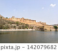 Amer Fort and Maota Lake in Jaipur, Rajasthan, India 142079682