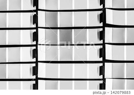 Palette color grey light design sample background paint interior choice decoration swatch closeup collection decor texture tone selection fashion 142079883