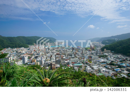 奄美大島 奄美市全景 142086331