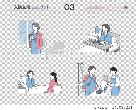 Hospital Life Mini Set: Daily Life, Visits & Refreshment Edition (Illustrated) - Visitors, Hospital Shop, Meals, Day Room Hospital Life Mini Set: Daily Life, Visits & Refreshment Edition (Illustrated) - Visitors, Hospital Shop, Meals, Day Room 142087211