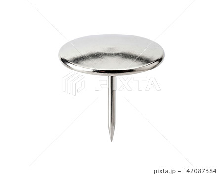 Vintage metal thumbtack element design Vintage metal thumbtack element design 142087384
