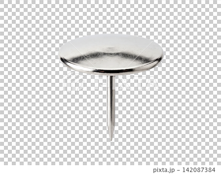 Vintage metal thumbtack element design Vintage metal thumbtack element design 142087384