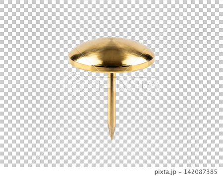Vintage gold thumbtack element design Vintage gold thumbtack element design 142087385