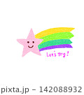 Let's tryのピンク色の星 142088932