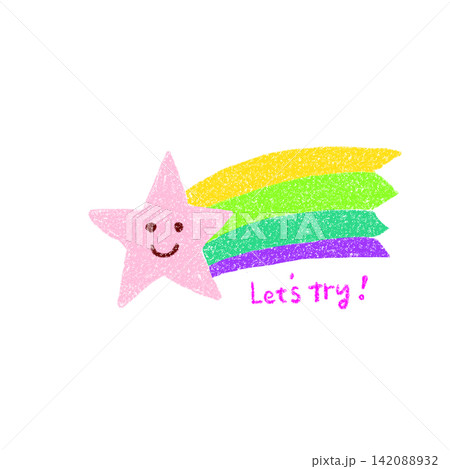 Let's tryのピンク色の星 Let's tryのピンク色の星 142088932