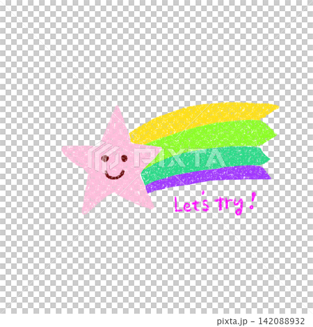 Let's tryのピンク色の星 Let's tryのピンク色の星 142088932