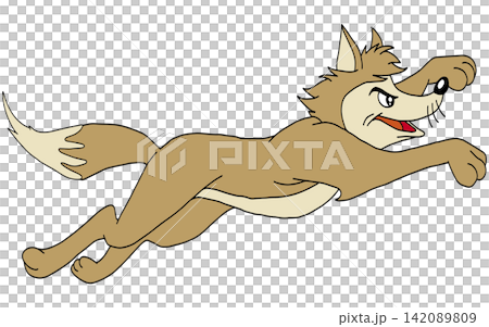 愉快な動物イラスト☆キツネ 愉快な動物イラスト☆キツネ 142089809