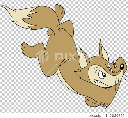 有趣的動物插畫☆狐狸 有趣的動物插畫☆狐狸 142089823