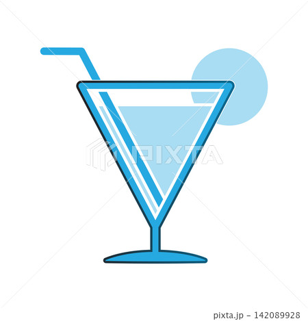 Wine glass icon design template Wine glass icon design template 142089928