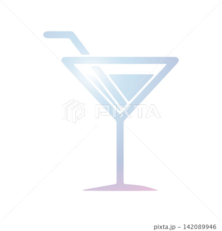 Wine glass icon design template 142089946