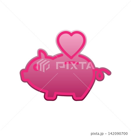 Piggy Bank icon design template Piggy Bank icon design template 142090700