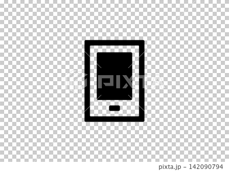 Simple and minimalist rounded-corner smartphone icon (black) for use on business cards, websites, etc. Simple and minimalist rounded-corner smartphone icon (black) for use on business cards, websites, etc. 142090794