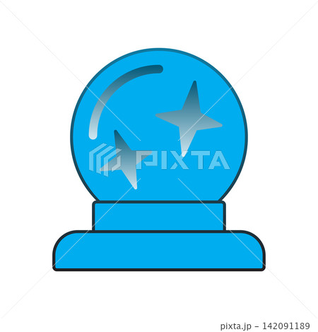 Magic Ball icon design template 142091189