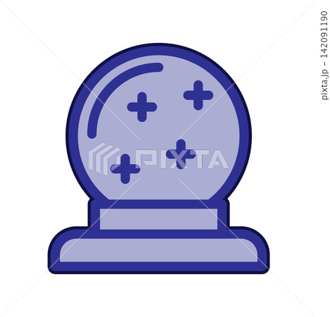 Magic Ball icon design template Magic Ball icon design template 142091190