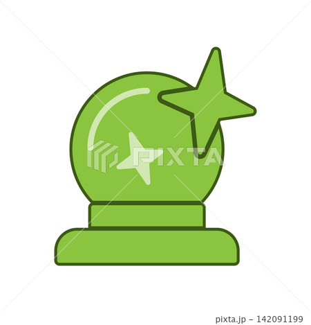 Magic Ball icon design template 142091199