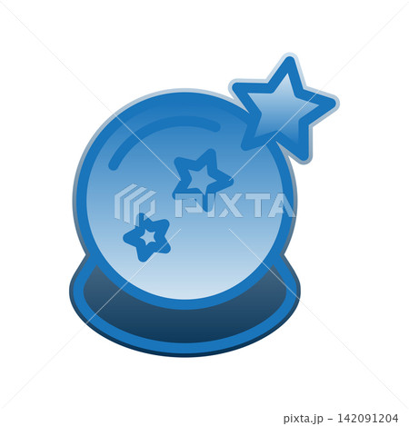 Magic Ball icon design template 142091204