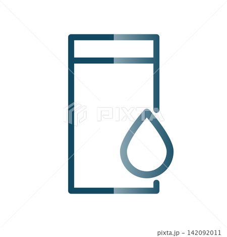 Glass water icon design template Glass water icon design template 142092011