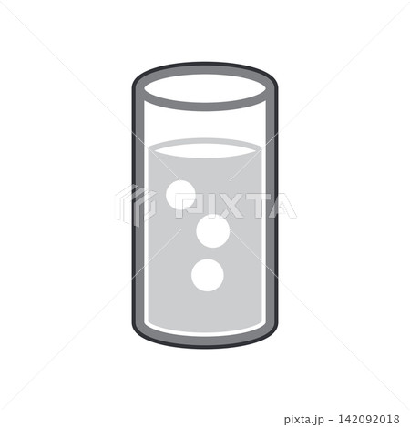Glass water icon design template 142092018