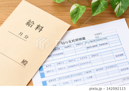 給与支給明細書 142092115