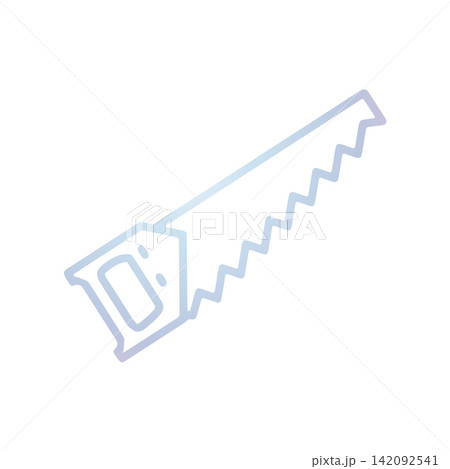 Saw icon design template 142092541