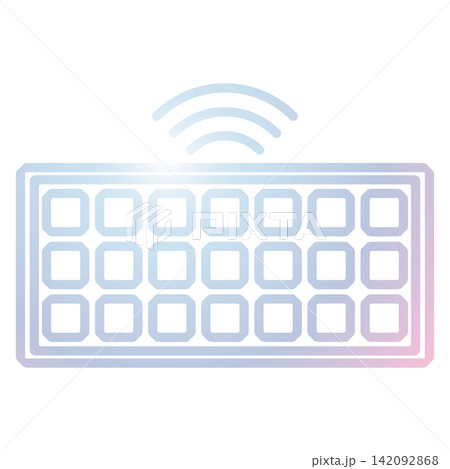 Keyboard icon design template Keyboard icon design template 142092868