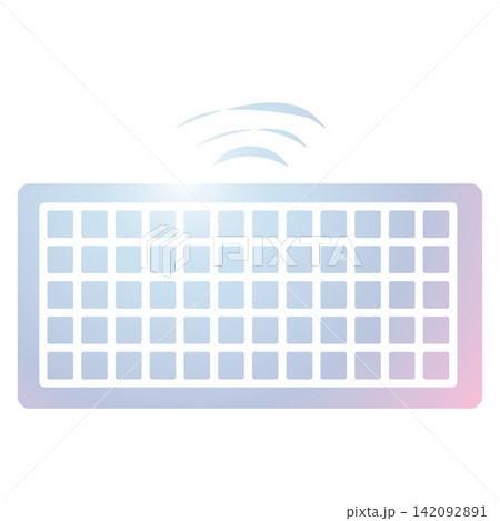 Keyboard icon design template 142092891