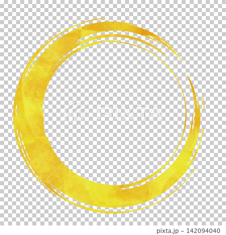 Japanese-style circle, Japanese materials, gold Japanese-style circle, Japanese materials, gold 142094040
