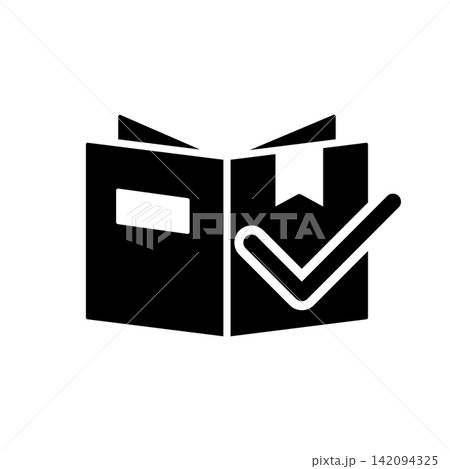 Bookmark icon design template 142094325
