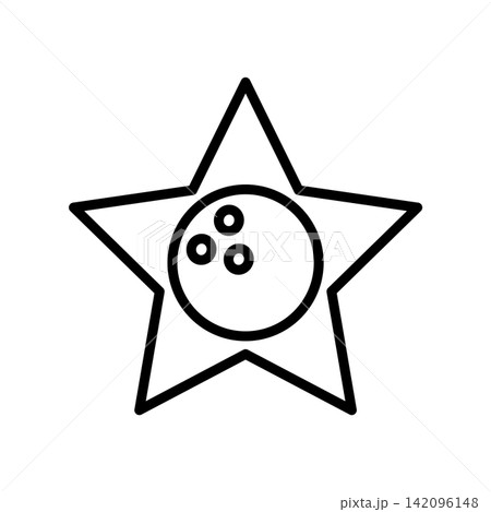 Bowling icon design template Bowling icon design template 142096148