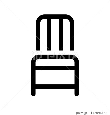 Chair icon design template 142096168