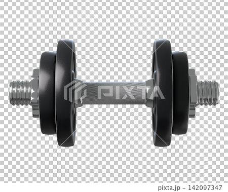 3d Adjustable dumbbell with weight plates isolated for home gym strength training, muscle building, fitness workouts, and professional bodybuilding exercises.3d render 3d Adjustable dumbbell with weight plates isolated for home gym strength training, muscle building, fitness workouts, and professional bodybuilding exercises.3d render 142097347