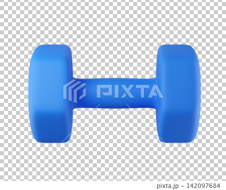 3d blue dumbbell isolated for home workouts, gym training, strength exercises, muscle toning, and fitness routines. Compact, durable weights with a modern sporty design 3d blue dumbbell isolated for home workouts, gym training, strength exercises, muscle toning, and fitness routines. Compact, durable weights with a modern sporty design 142097684