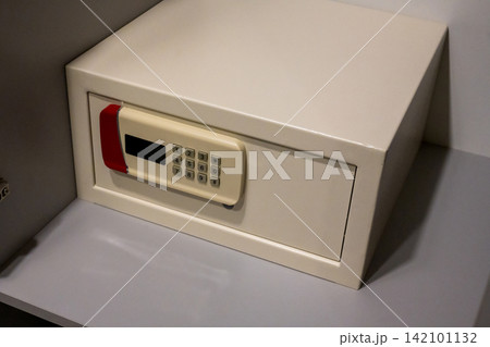 Hotel room electronic safe with keypad, secure storage for travel holiday and accommodation Hotel room electronic safe with keypad, secure storage for travel holiday and accommodation 142101132