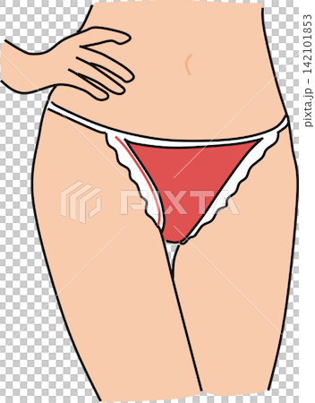 Illustration of a woman who succeeded in dieting Illustration of a woman who succeeded in dieting 142101853