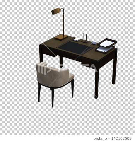 diner table isolated on transparent background, 3D illustration, cg render diner table isolated on transparent background, 3D illustration, cg render 142102503