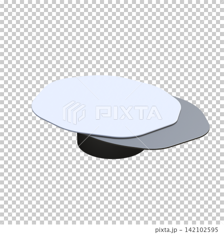 diner table isolated on transparent background, 3D illustration, cg render diner table isolated on transparent background, 3D illustration, cg render 142102595
