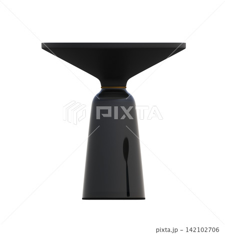 coffee table isolated on transparent background, 3D illustration, cg render 142102706