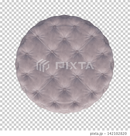 soft pouf isolate on a transparent background, interior furniture, 3D illustration, cg render soft pouf isolate on a transparent background, interior furniture, 3D illustration, cg render 142102820