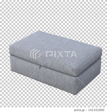 soft pouf isolate on a transparent background, interior furniture, 3D illustration, cg render soft pouf isolate on a transparent background, interior furniture, 3D illustration, cg render 142102860