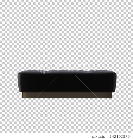 soft pouf isolate on a transparent background, interior furniture, 3D illustration, cg render soft pouf isolate on a transparent background, interior furniture, 3D illustration, cg render 142102879