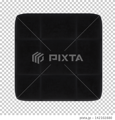 soft pouf isolate on a transparent background, interior furniture, 3D illustration, cg render soft pouf isolate on a transparent background, interior furniture, 3D illustration, cg render 142102880