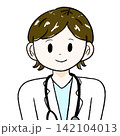 医者のイラスト　上半身 142104013