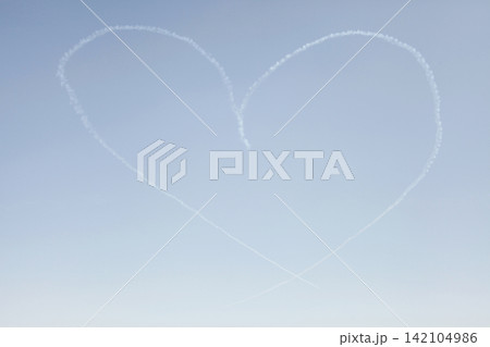 heart shape in the sky heart shape in the sky 142104986