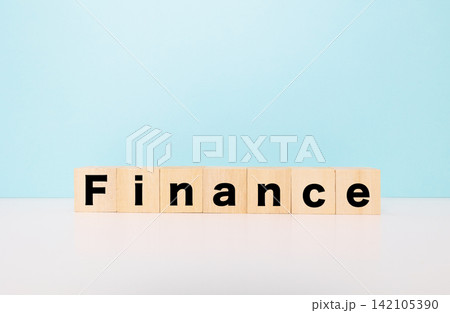 Financeブロック文字 Financeブロック文字 142105390