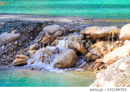 Small waterfall in Goynuk canyon in Antalya province, Turkey Small waterfall in Goynuk canyon in Antalya province, Turkey 142106302